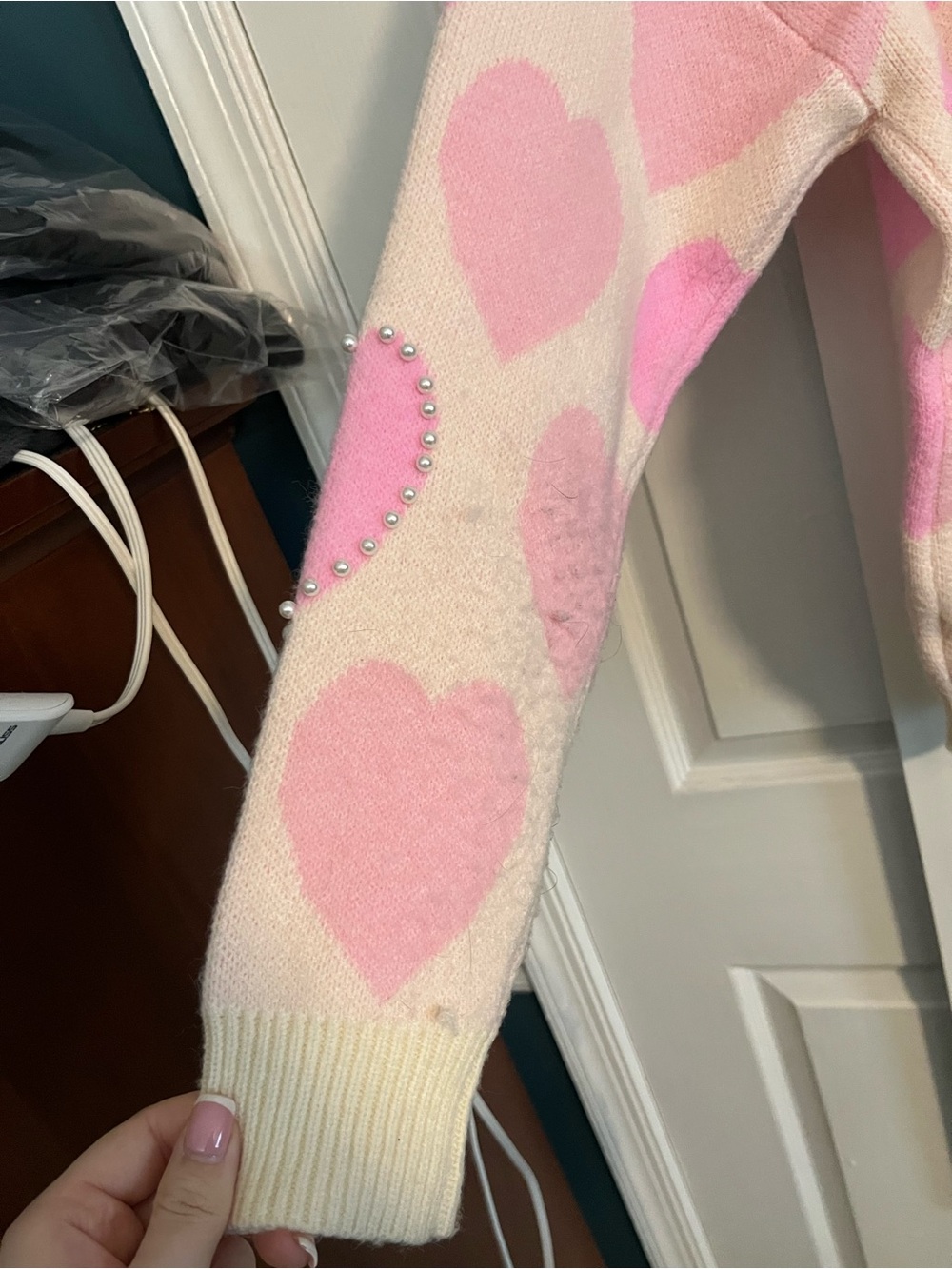 Blu Pepper Pink Heart Sweater - Picture 7 of 8
